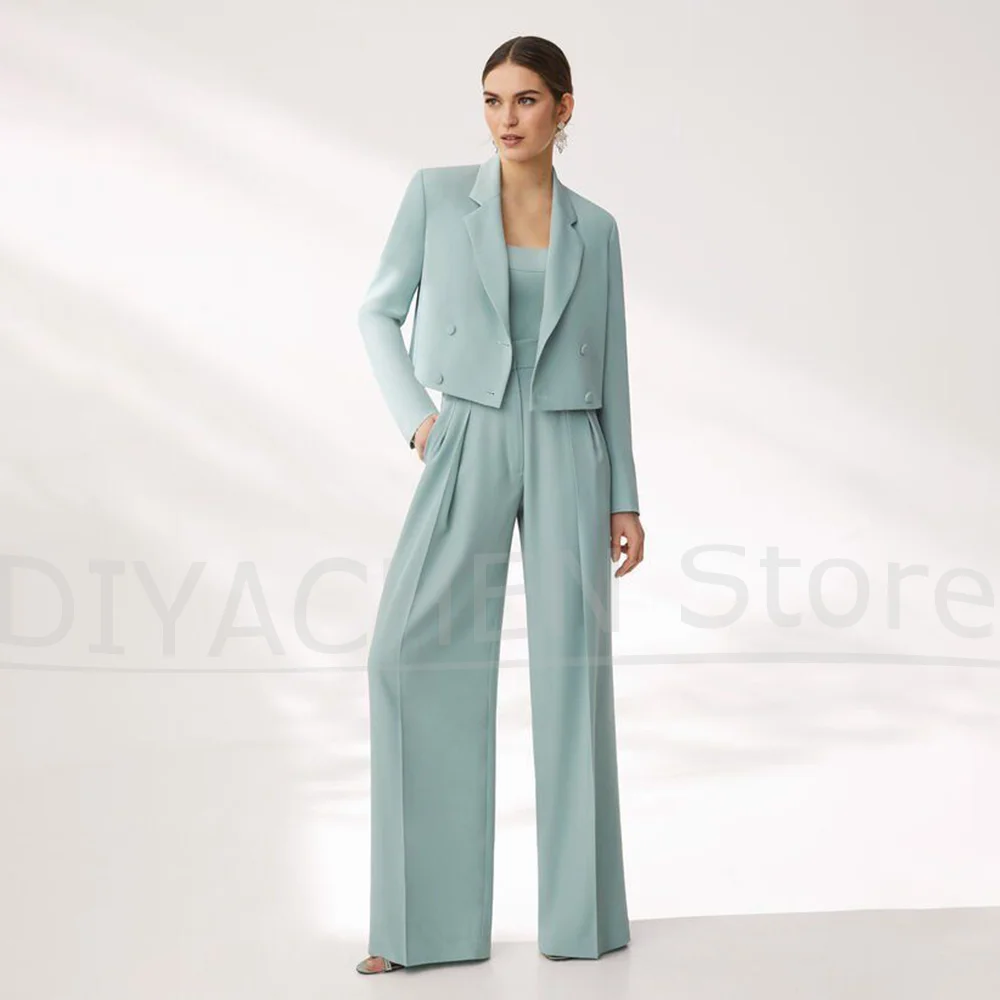 

Women Pants Sets Basics Notch Lapel Double Breasted Wear Formal Office Lady Casual Daily Outfits Chic Female Suits 2 Piece
