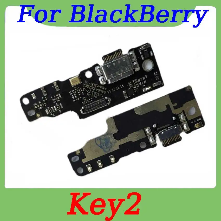 2Pcs USB Charging For BlackBerry KEYtwo KEY2 Charger Port Dock Connector Flex Cable For BlackBerry KEYtwo Replacement Parts