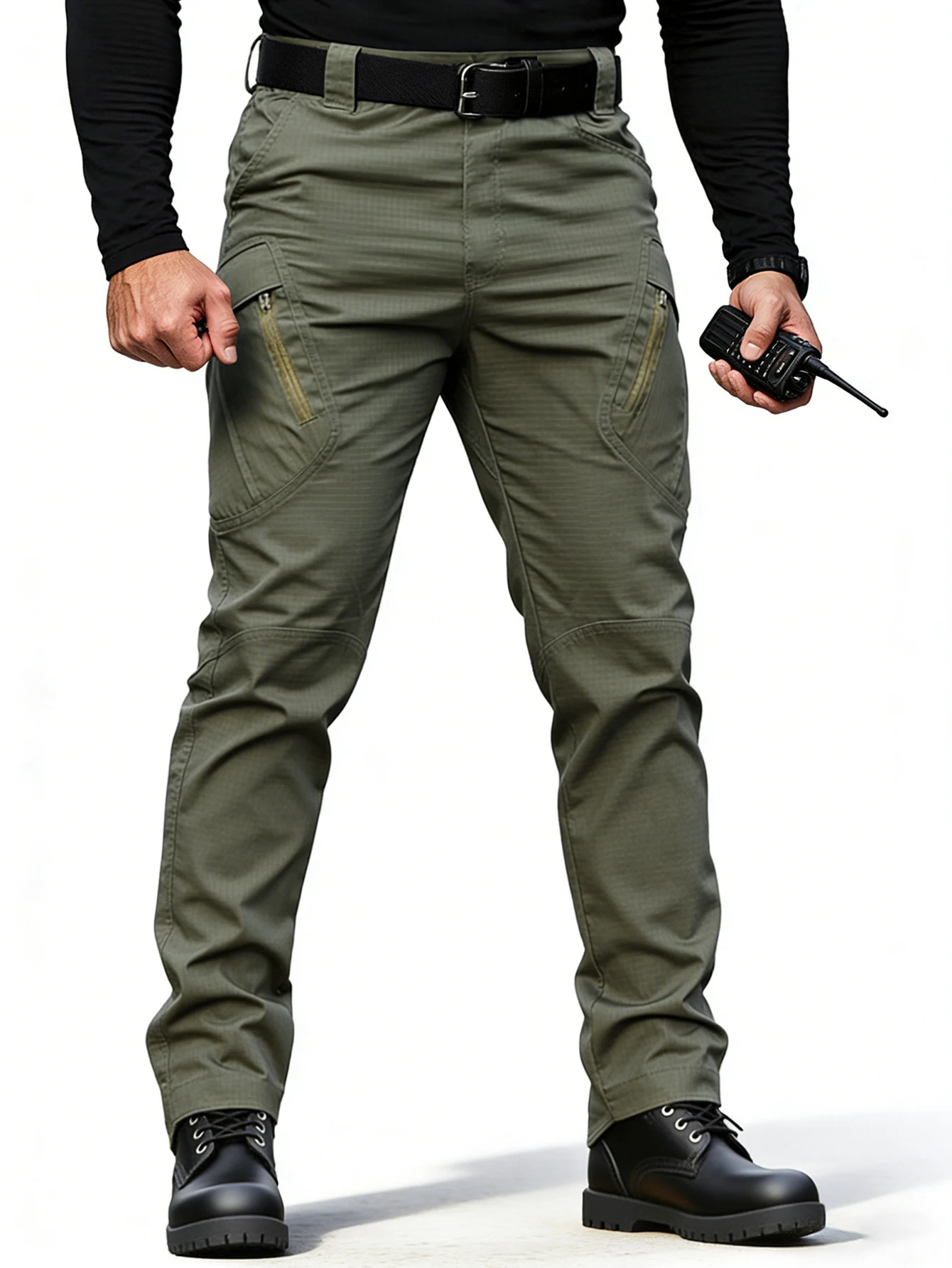 

Мужские рабочие брюки-карго, прочные рабочие штаны из усиленной ткани, эргономичный крой, множество карманов