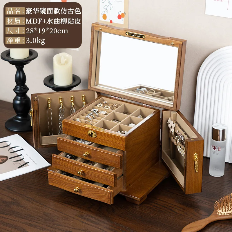 

trinket box storage box Organizers Jewelry box jewelry organizer Storage organizer Storage case Jewelry boxes Wood box Drawer