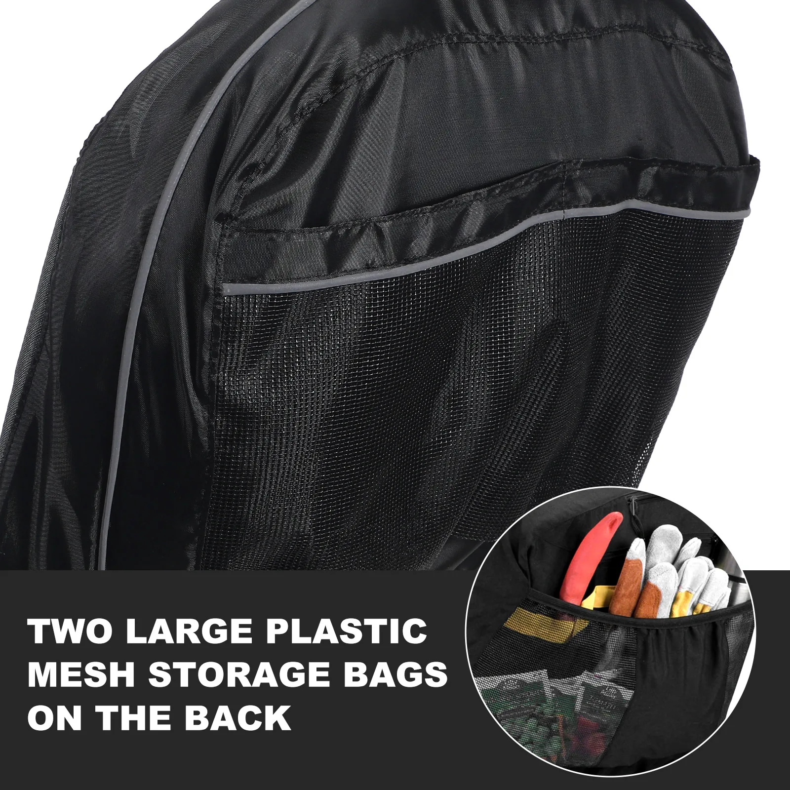 

Lawn Mower Seat Cover Universal Oxford Cloth Durable Riding Tractor Storage Outdoor Wide Applicability Protectors