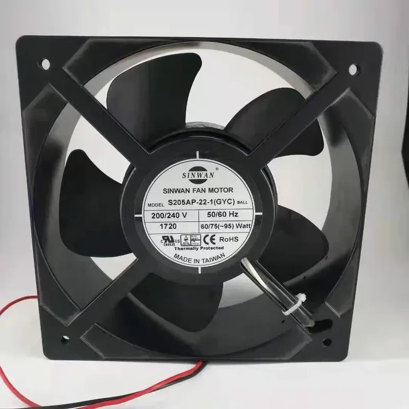 For Taiwan Xinwan SINWAN S205AP-22-1 (GYC) 220V bearing 20572 cooling fan 20CM