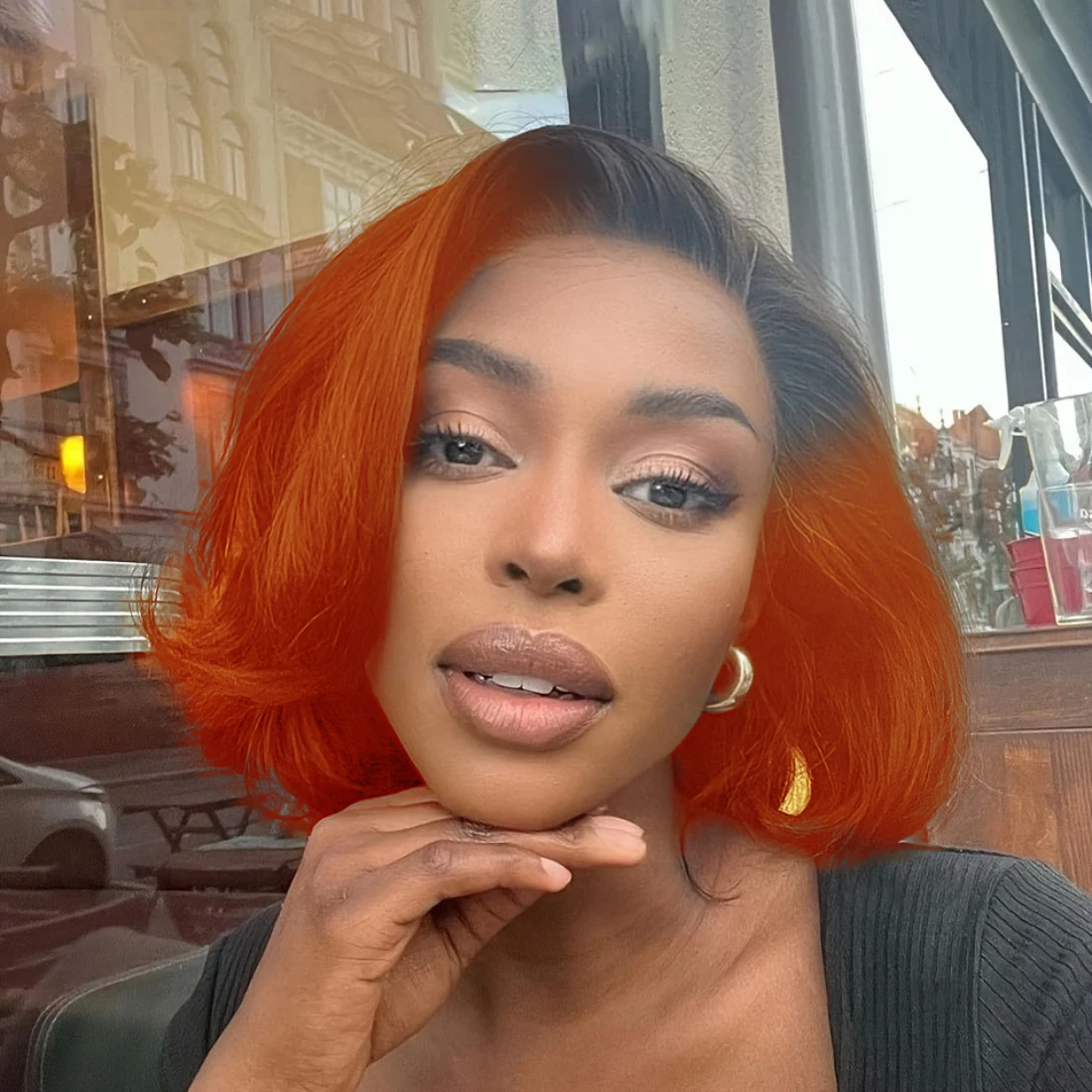 

Short Pixie Cut Wigs Human Hair 13x4 Bob Lace Front Human Hair Wigs for Women Natural Color Brown 1B99J Party Cosplay Wig