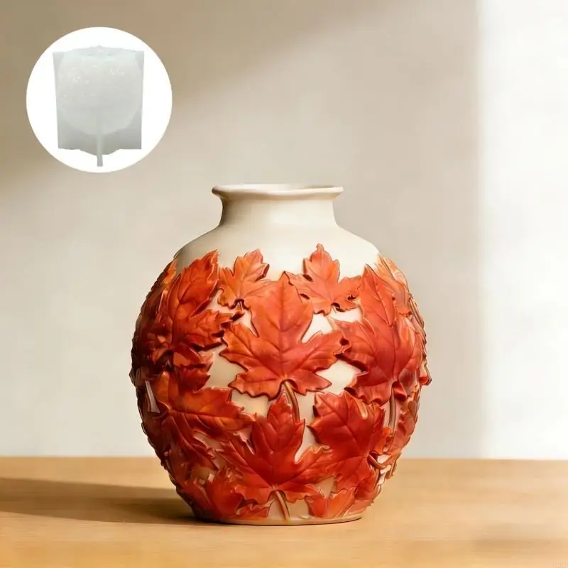 62KD Vases Resin Molds,Vases Silicone Mold Decorative Vases Epoxy Resin Casting Mold