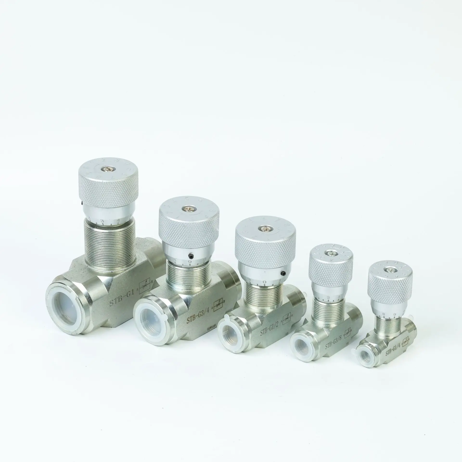 Throttle valve STB Hydraulic two-way throttle valve Speed regulation high pressure tubular STB two-way throttle valve
