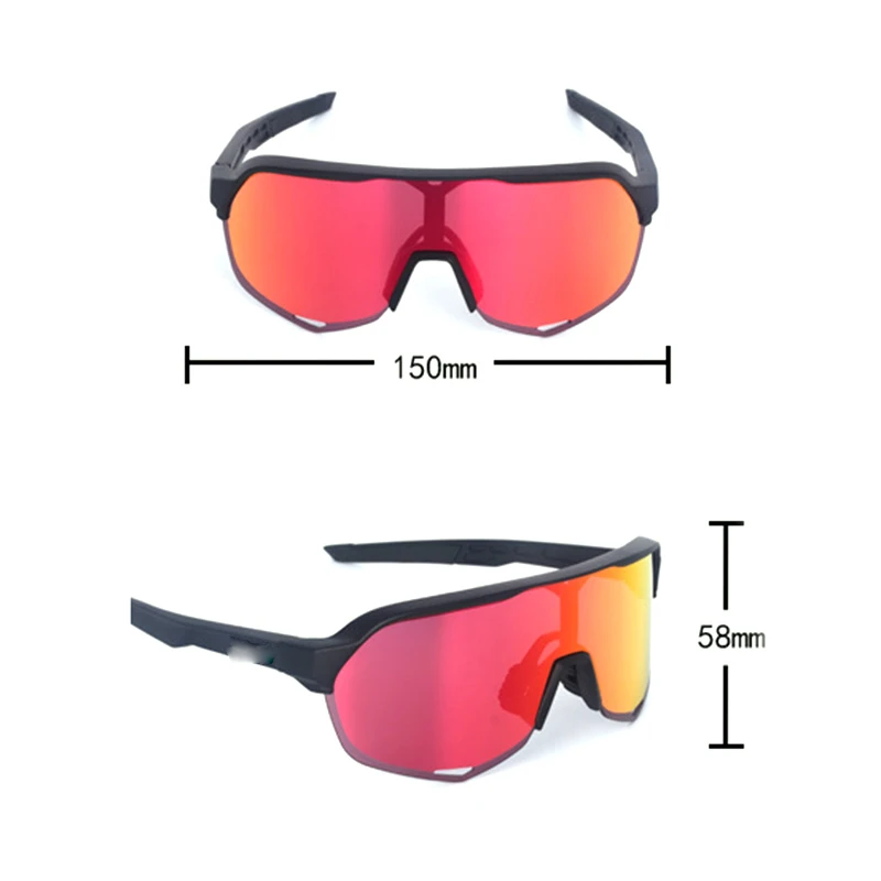 Lunettes de cyclisme d\'extérieur S, équipement de sport