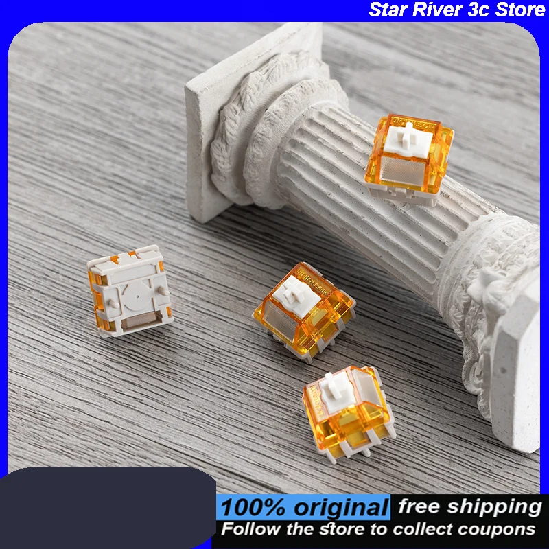 KBDfans AGS مشع HE التبديل المغناطيسي للوحة المفاتيح الميكانيكية بوم رمح 3.4 مللي متر السفر الفئران ولوحات المفاتيح الملحقات PA12 P2