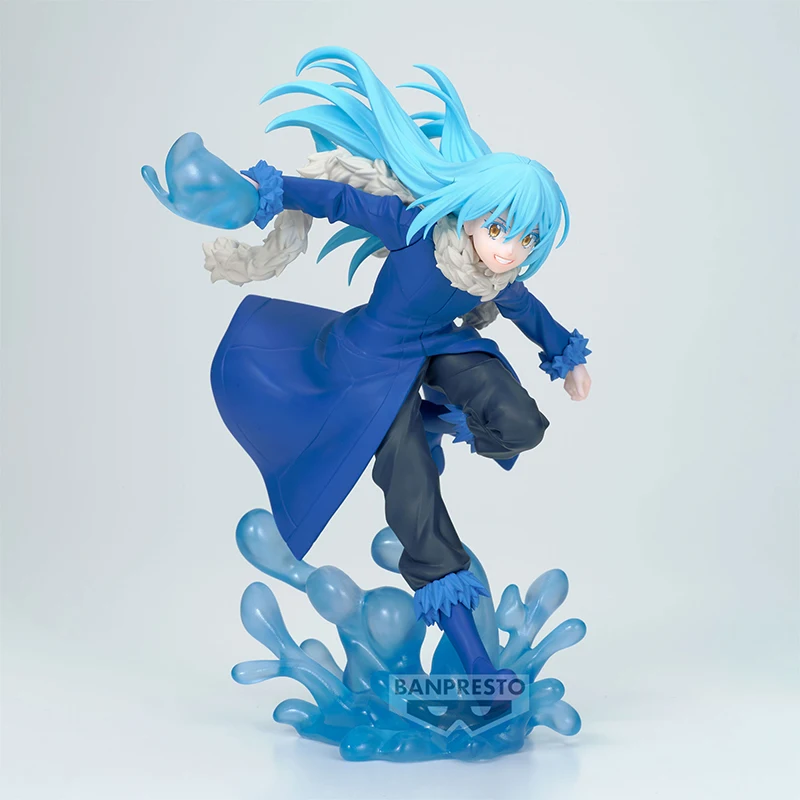 BANPRESTO-Figura Anime de Ação Rimuru Tempest, Aquela Vez Que Eu Reencarnei como um Lodo, Original Genuíno, Ornamento Colecionável, Presente