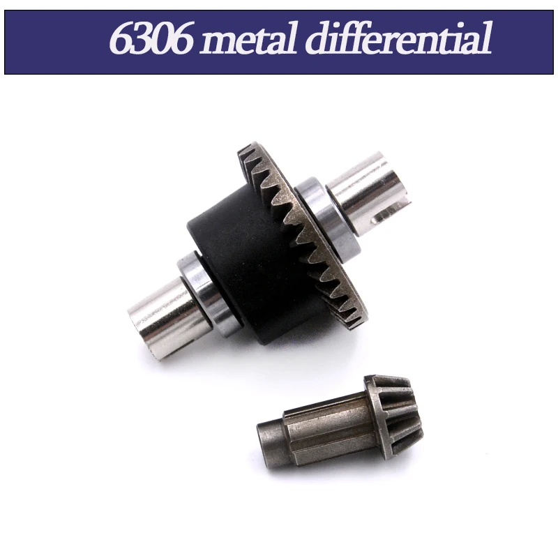 Conjunto de diferencial e eixo de transmissão de metal para scy 16101pro 16102pro 16103pro sg116 max pro 1/16 peças de atualização de carro rc sem escova