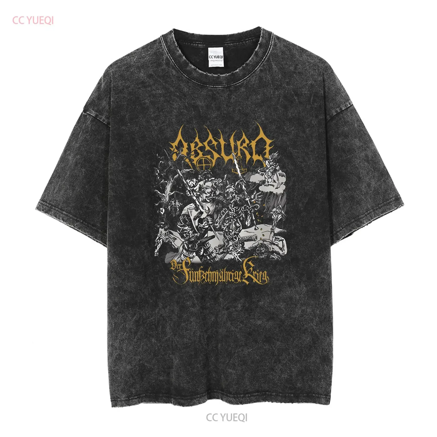 Absurd Der Fünfzehnjährige Krieg T Shirt S 2XL long sleeves vintage Washed graphic streetwear Slightly Stretched
