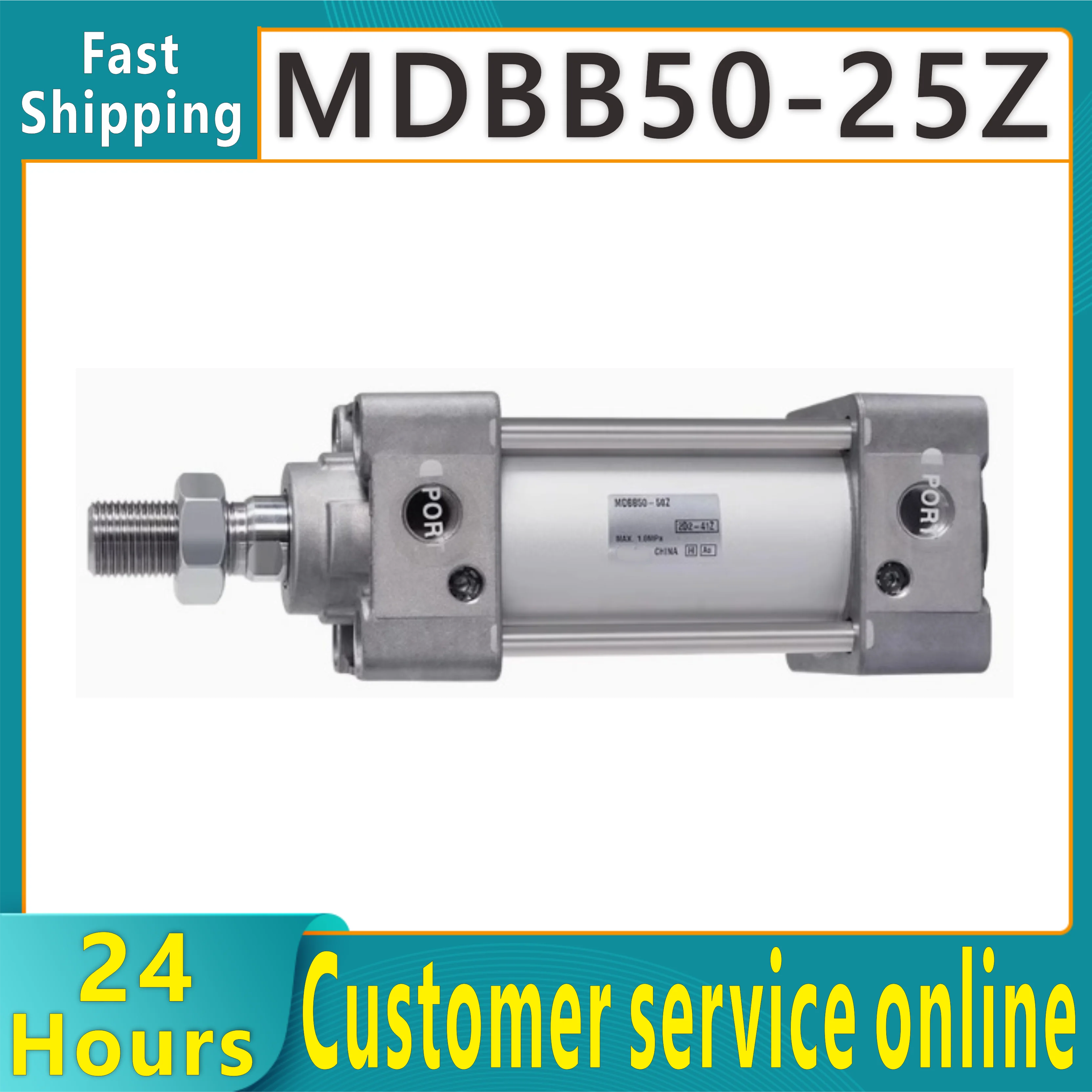 

Brand new original standard cylinder MDBB50-25Z/50/75/100/150/200/250/300/400/500Z