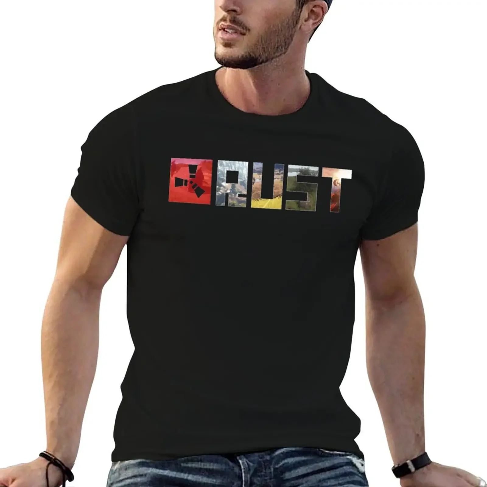 Music Retro Rust Logo Awesome For Music Fans T-Shirt aesthetic clothes cute clothes men t shirts