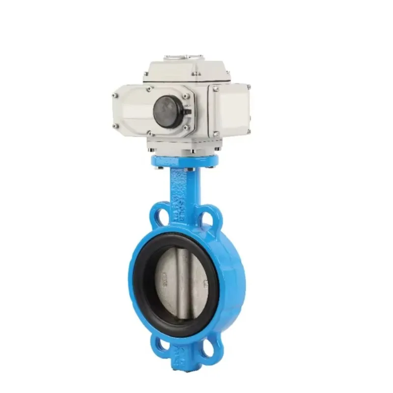 DN50-DN1200 D941x-16c Electric Control Soft Seal Steel Casting Flange Butterfly Valve #1
