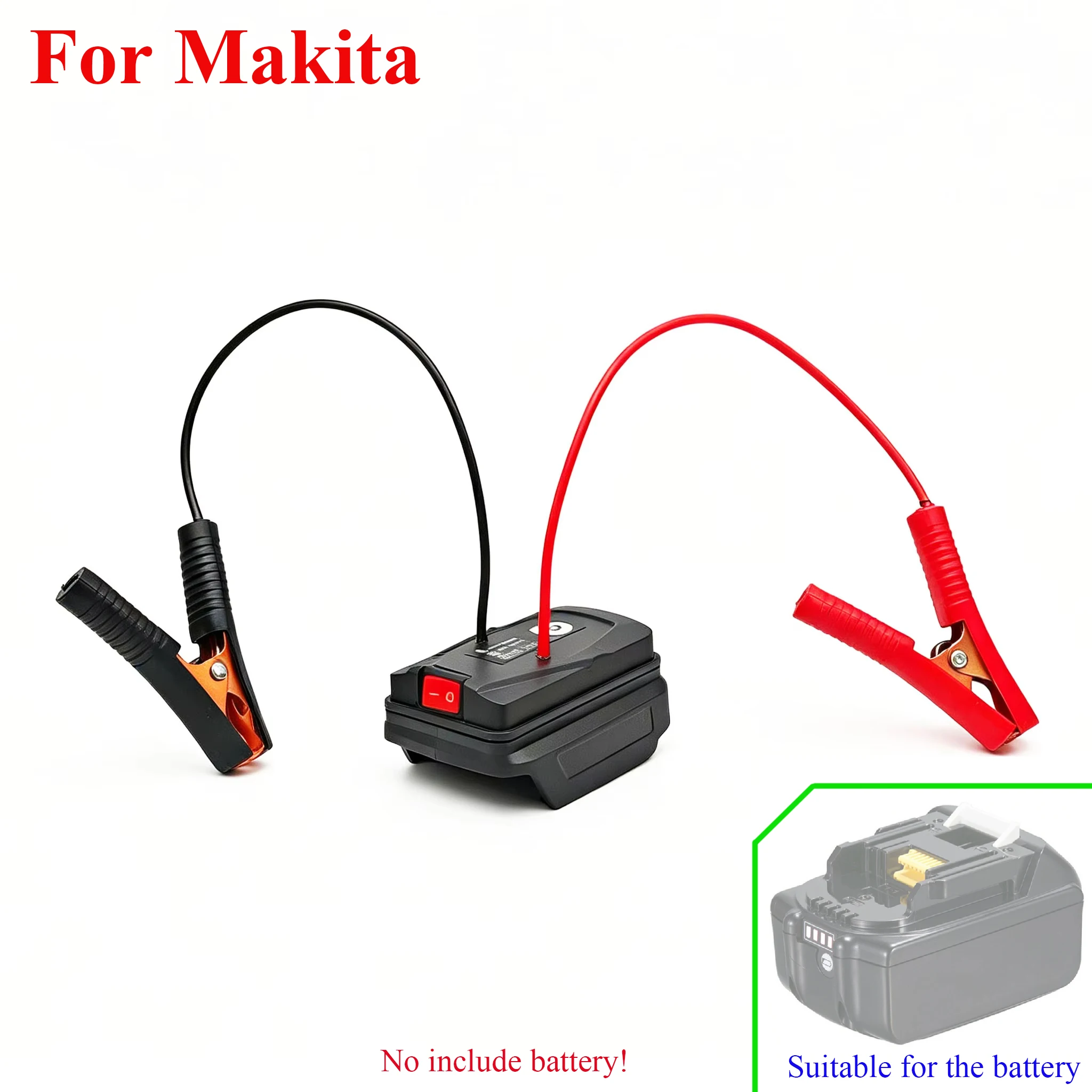 Werkzeugteil für Makita Lithium-Batterie, Autozünder, Notstart-Beleuchtung, Start-Booster für Dewalt, für Milwaukee, für Bosch – Detail 8
