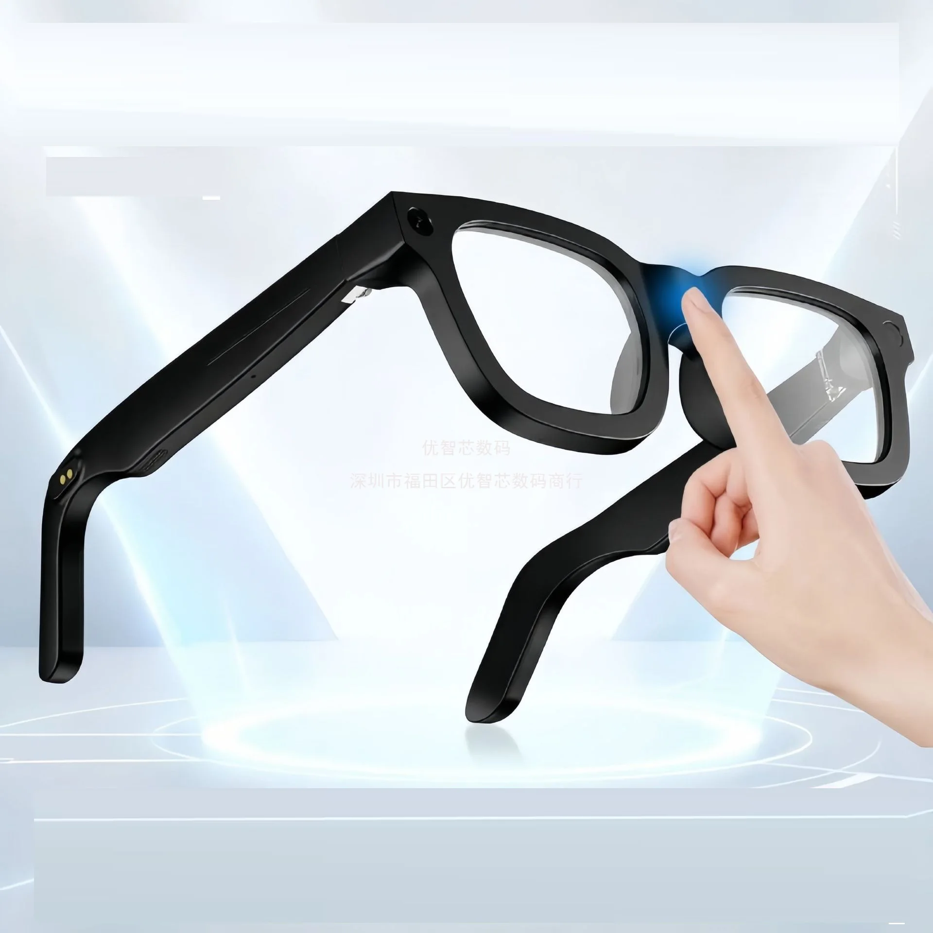 

E02C Smart Glasses 8MP HD Camera Video Translation Touch Photochromic Lenses WlFl Transmission Music Multifunction Smart Glasses