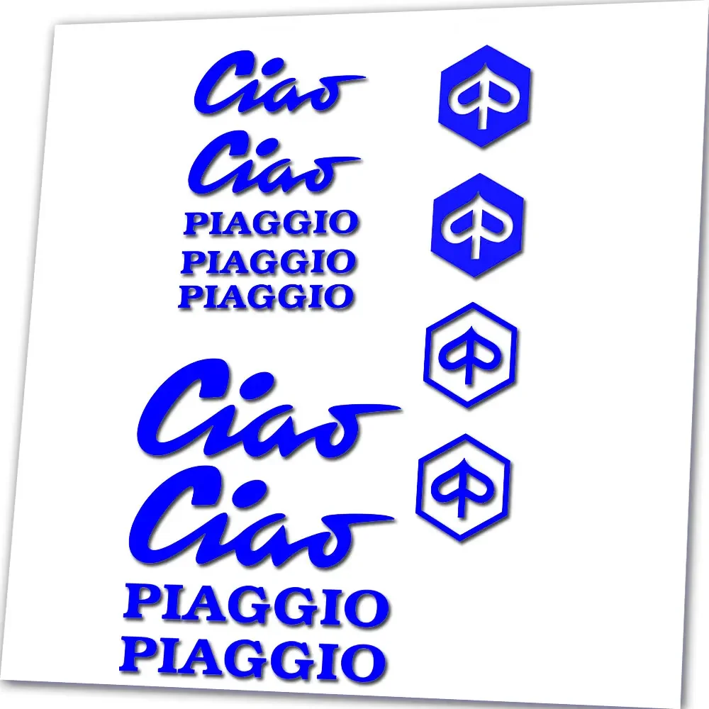 ملصق ضبط سكوتر الدراجة النارية المتوافق مع PIAGGIO Ciao Kit