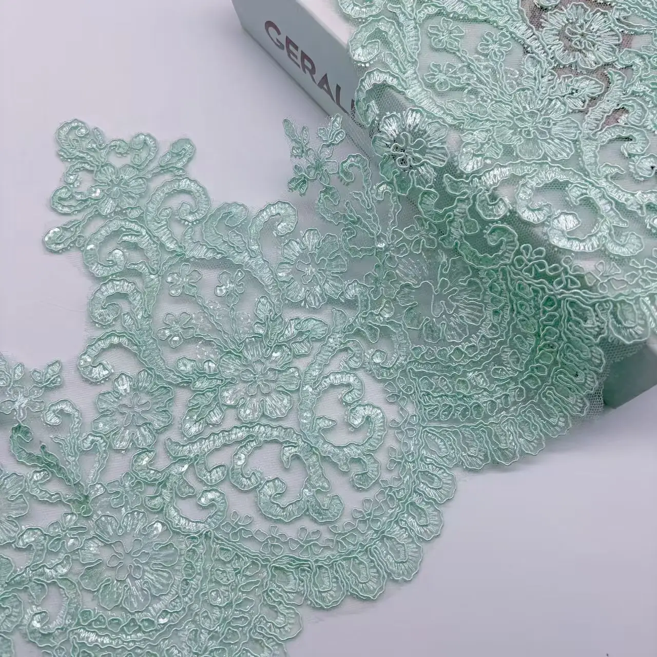 

3 ярда, 23 см шириной, ткань с пайетками, тесьма, цветочный венецианский кружевной узор, аппликация для шитья, рукоделия, свадебного декора