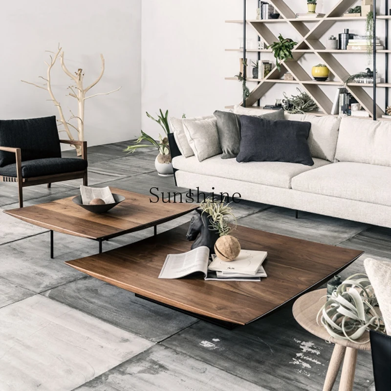 

Italian simple size apartment modern living room combination coffee table