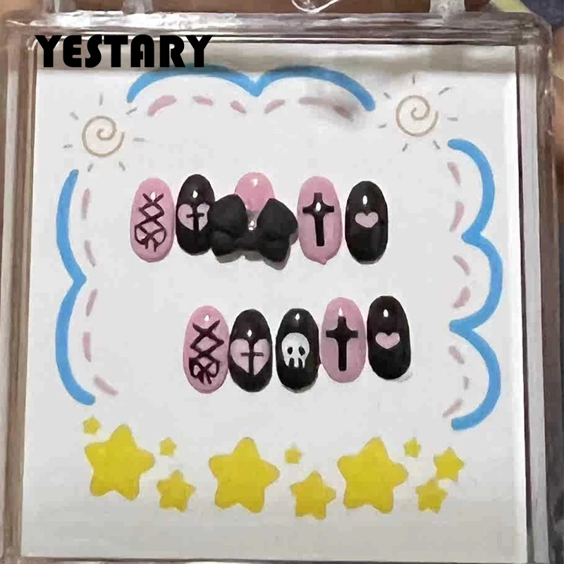 

YESTARY BJD Doll Accessories Nail Art DIY Handmade Nail Art Pieces For BJD 1/6 1/4 Dolls Accessories Manicure Miniature Item Toy