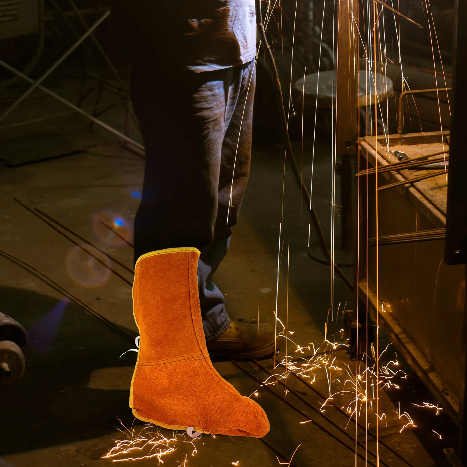 

2 Pcs Foot Guard Welding Supplies and Accessories Welder Cover Protector Shoe Boot for Men