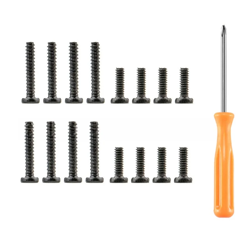 Screws for Steam Deck Tool Set Gamepad Back Shell Fix Screw Kit Replacement Repair Accessories Game Console Rear Cover Screws