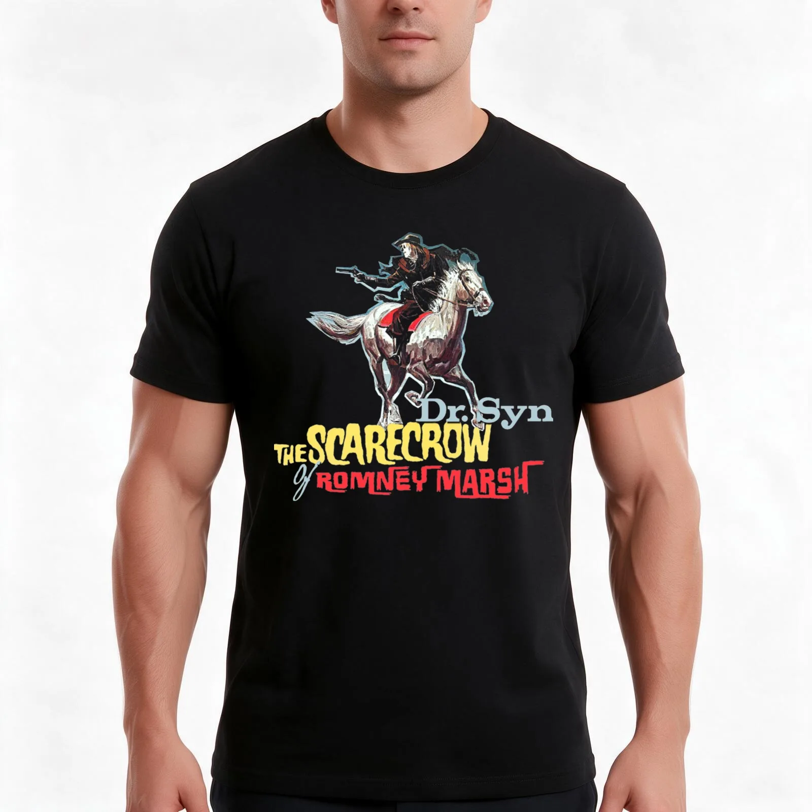 Dr. Syn the Scarecrow of Romney Marsh Shirt T-Shirt Summer Casual Cotton Tee Oversized Streetwear Tops Vintage Graphic Print