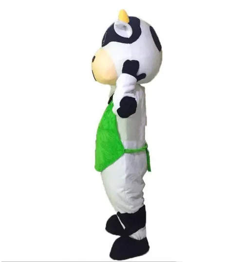 New Adult Halloween Christmas Lovely Milk Cow Fancy Dress Cartoon Mascot Costume Plush Fancy Dress Mascot Costume
