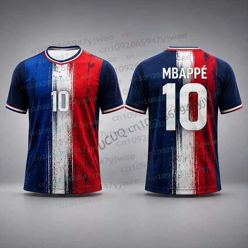 2026 Mbappé No.10 Football Jersey Fan  Commemorative Gift Summer Sports Adult Kid's Training Special Edition Soccer Tshirts