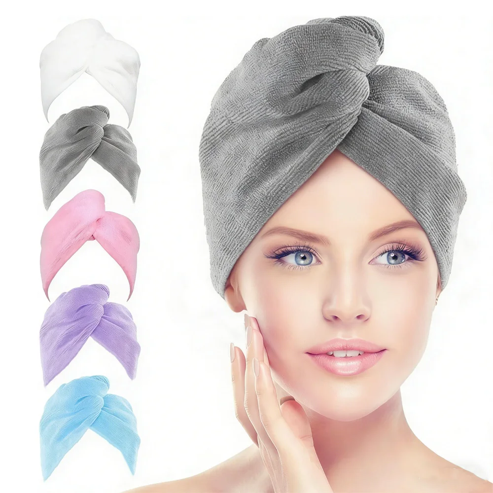 1pc Custom Colorful Microfiber Hair Towel Wrap with Name, Super Absorbent Quick Dry for All Hair Types, for Bathing Wet Hair