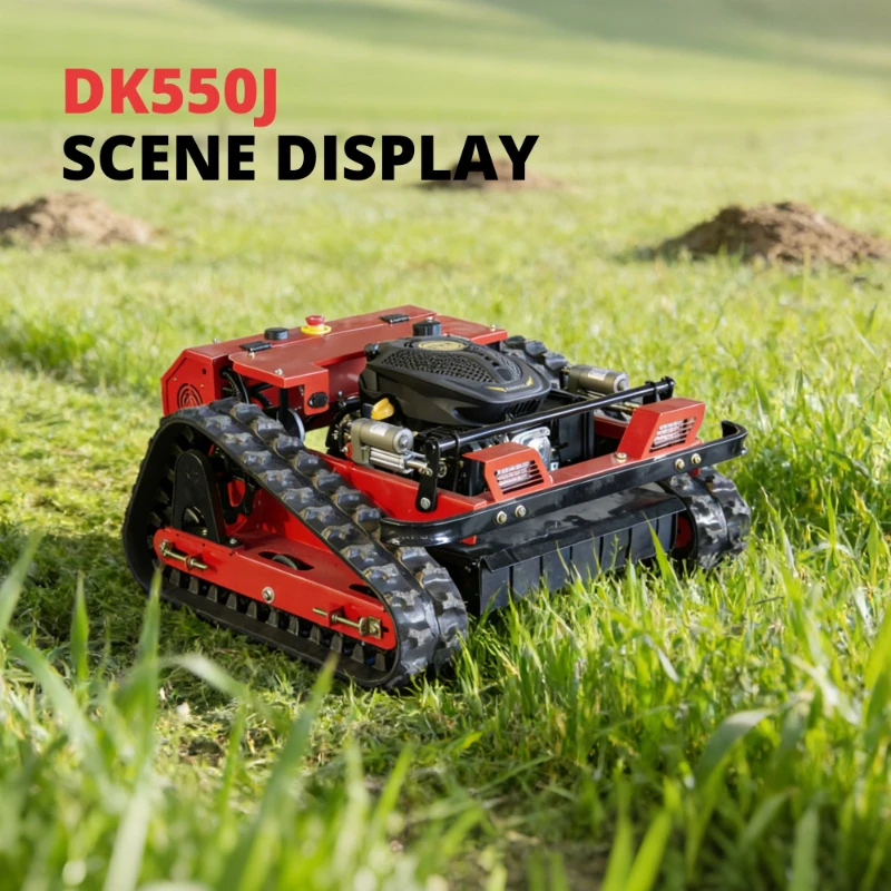 Customized Smart Remote Lawn Mower,Farm Garden Automatic Crawler Track Lawn Mower Robot,Household Superior Quality Lawn Mower