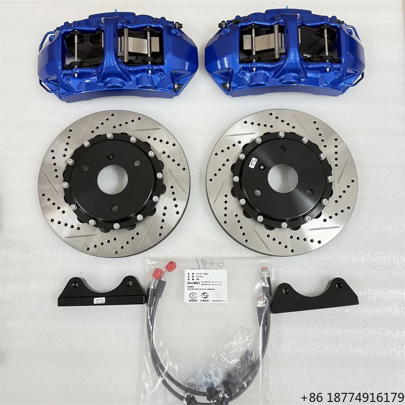 Kit de Caliper Universal de 6 Pistones para Range Rover Velar R Dynamic P380 2018, Disco de 380x34mm, Nuevo, Modelo 200