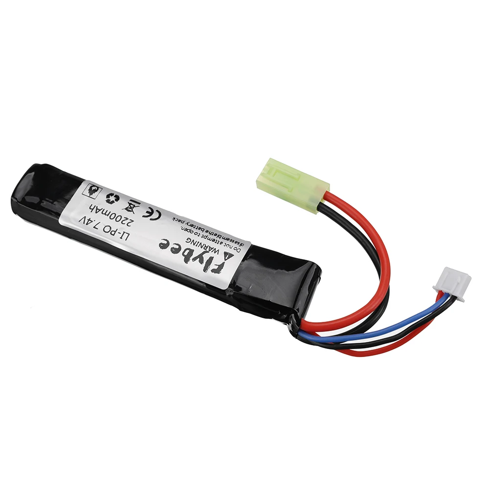 Tamiya/T 7.4v 2200mAh batterie Lipo pour pistolet à eau 2S 7.4V batterie pour Mini Airsoft BB pistolet à Air jouets électriques pistolets pièces # 103 mm