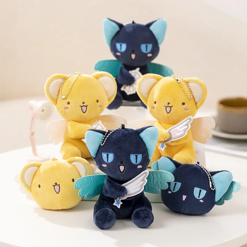 Hot 1pc 13cm Cute Cat With Wing Plush Doll Pendant Doll Beautiful Room Car Bag Decoration Pendant Opening Holiday Gift