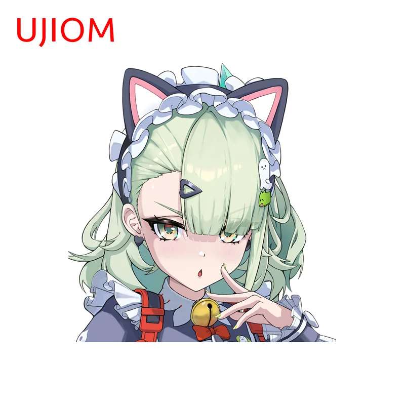 UJIOM Sunna Cat Ears Girl Zenless Zone Zero Wall Sticker Premium Design Customizable Decal Suitable For Trunk Wardrobe Decor