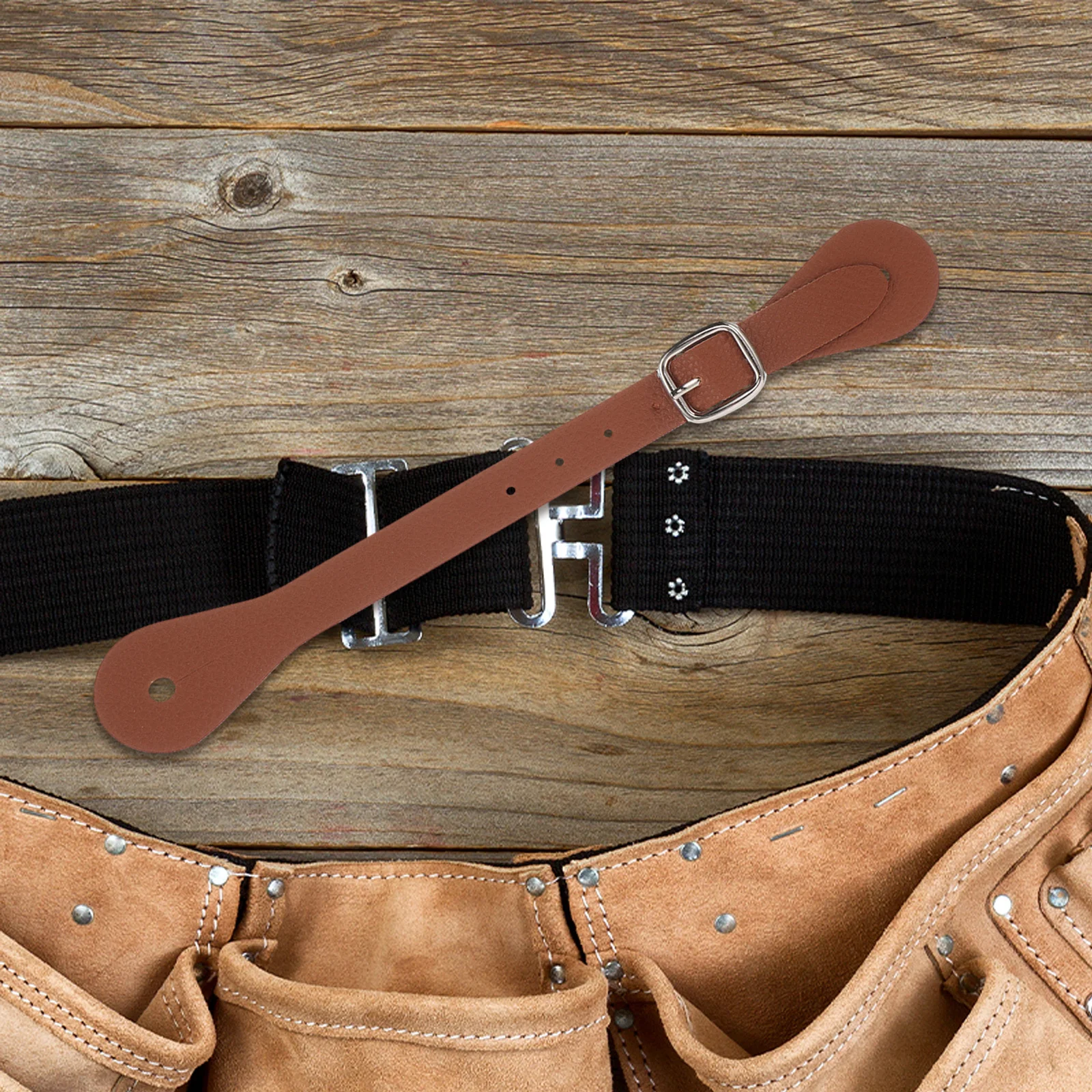 

2Pcs Fake Adjustable Boot Straps Vintage Riding Straps for Thigh High Boots Western Cowboy Belt Accessories