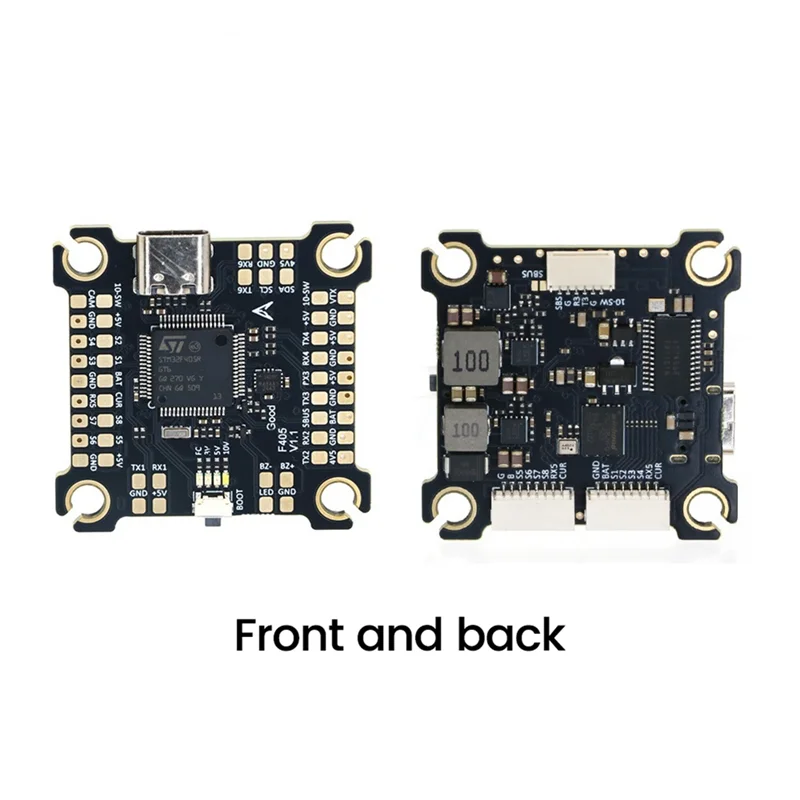 

Контроллер полета ABUO-F405 30,5X30,5 мм ICM42688P Double BEC 3-6S для деталей FPV Freestyle Drone