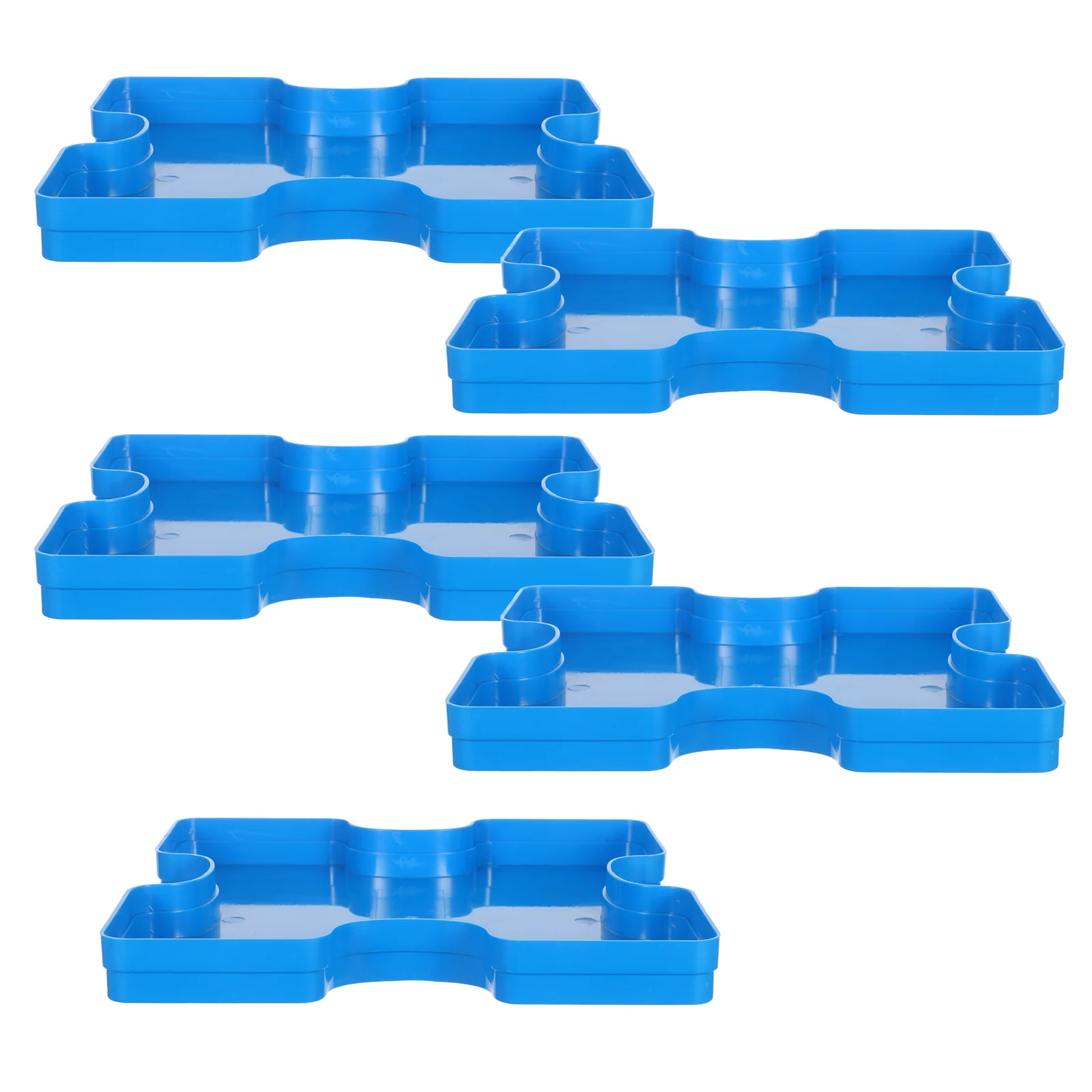 

5Pcs Puzzle Organizer Storage Tray Stackable Sorting Tray for Puzzle Pieces Beads and DIY Craft Supplies Trays for Organizing
