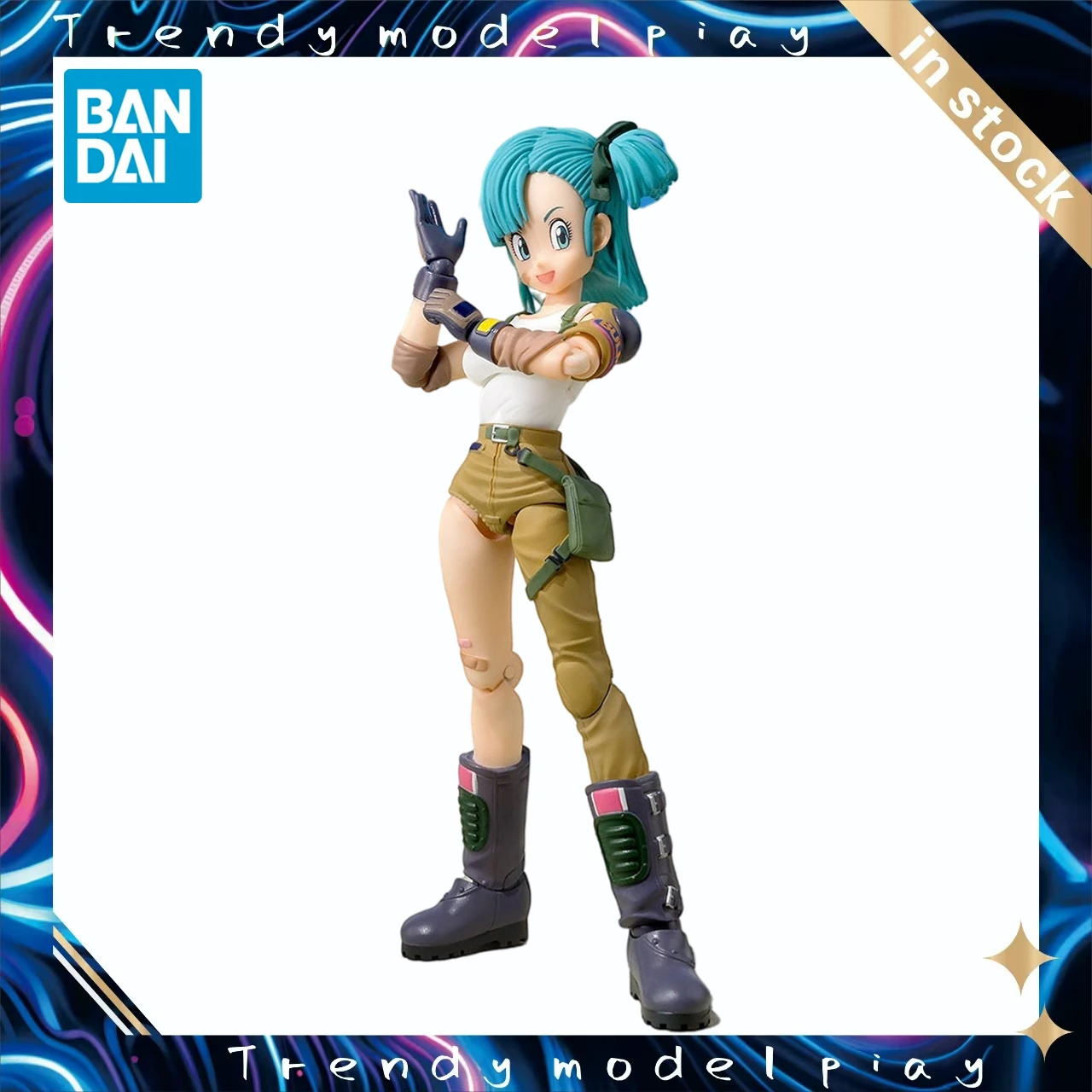

In Stock Original Bandai S.H.Figuarts Dragon Ball Bulma Figures Model Toys Gifts Collection Ornaments