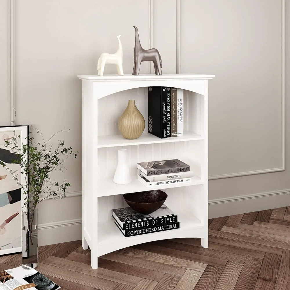 Bookcase with 2 Arched Supports, 40 Inches