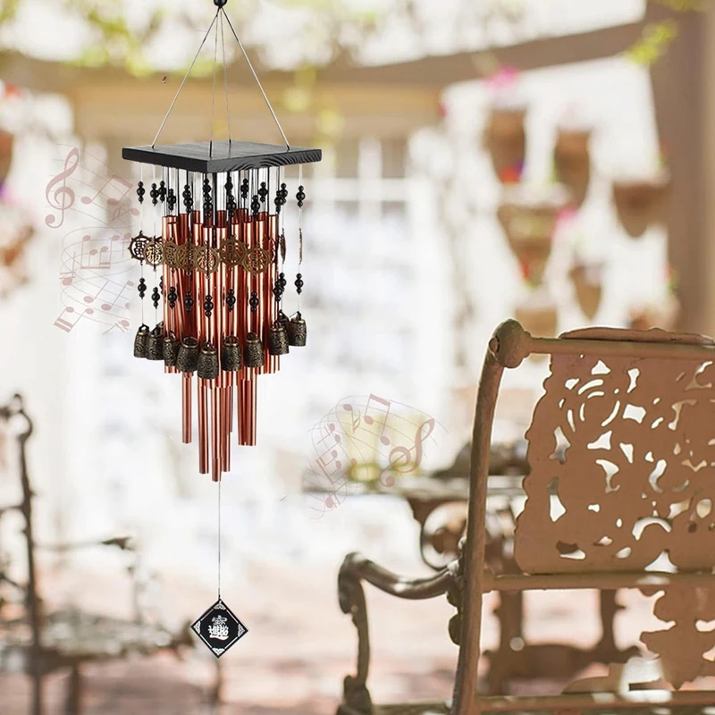 Wind Chimes Outdoor Clearance, Aluminum Tube Windchime , 2024 Housewarming Gift Patio Pendant