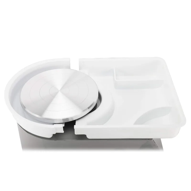 Removable Detachable ABS Basin 25CM 350W Electric Pottery Wheel Machine Ceramic Work Forming Machine