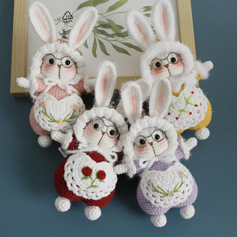 

New Style Finished Handmade Crochet Big Cartoon Rabbit Doll , Crochet Rabbit Doll Gifts, Knitted Animals,knitted Products