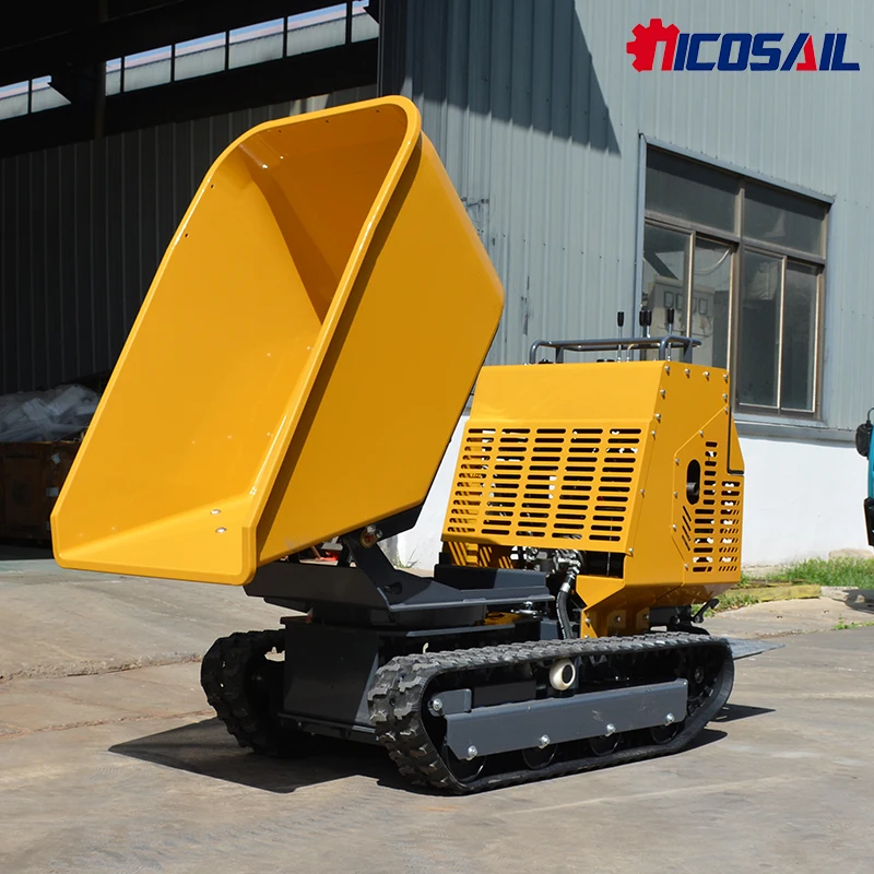 Custom Hydraulic Crawler Rotary Dumper 1200kg 360° Rotation Suitable For 30° Slope Work