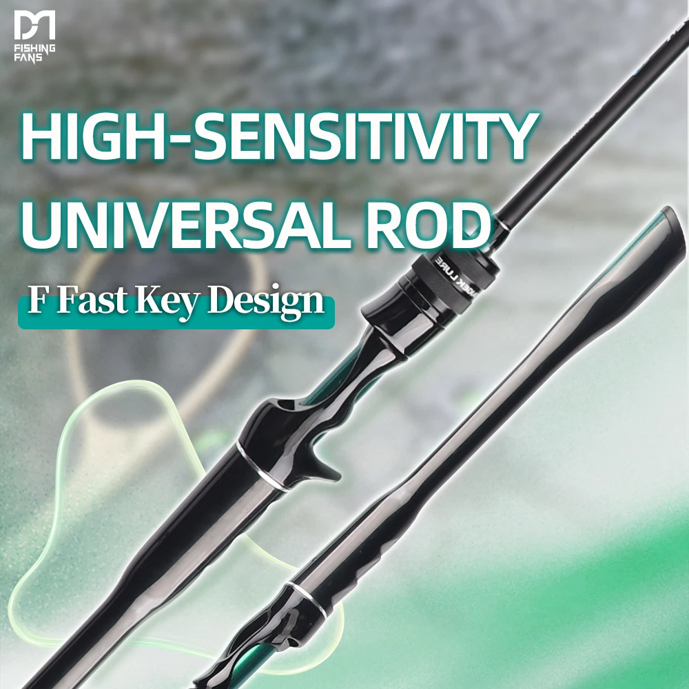 

Удочка спиннинговая FISHINGFANS ORCA 1.8м 2.1м 2.4м ML (средне-легкая) с быстрой динамикой, высокоуглеродистым бланком и конической рукояткой