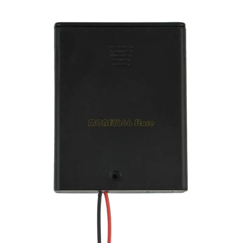 F62C スプリング式 4 3A バッテリーコンテナ直列接続設計、カラー電源ケーブル付属