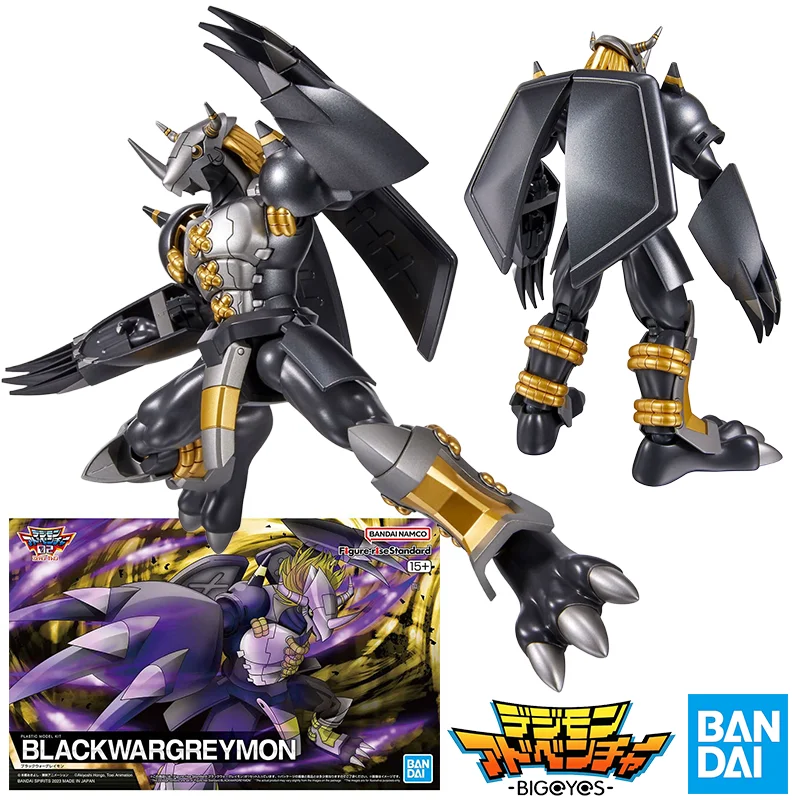 

Bandai Figure-rise Standard Digimon Adventure Blackwargreymon Tv Action Figure Assembly Model Toys Collectible Model Ornaments