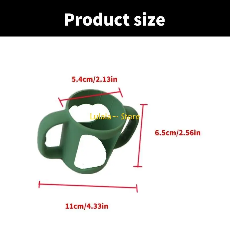 Y4QA Baby Feeding Bottle Handle Case Soft Comfortable Easy Grip Sleeve Nonslip Infant Milk Bottle Hand Shank Silicone Cover