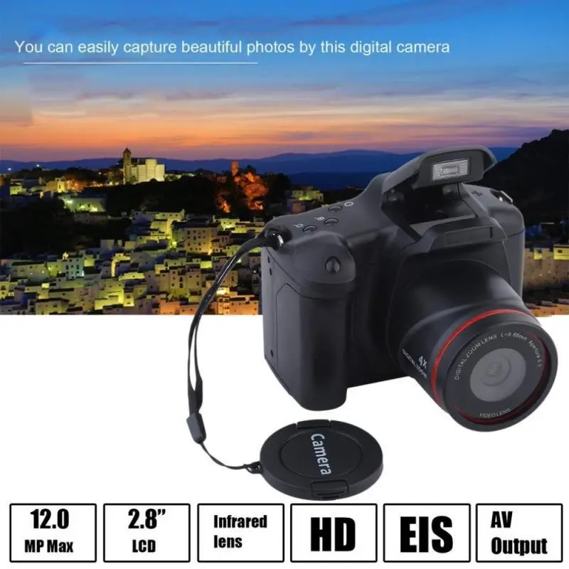 16X Digital Zoom Digital Camera Video Recording HD Telephoto Camera Camcorder Portable LCD Screen Handheld Camera for HomeTravel