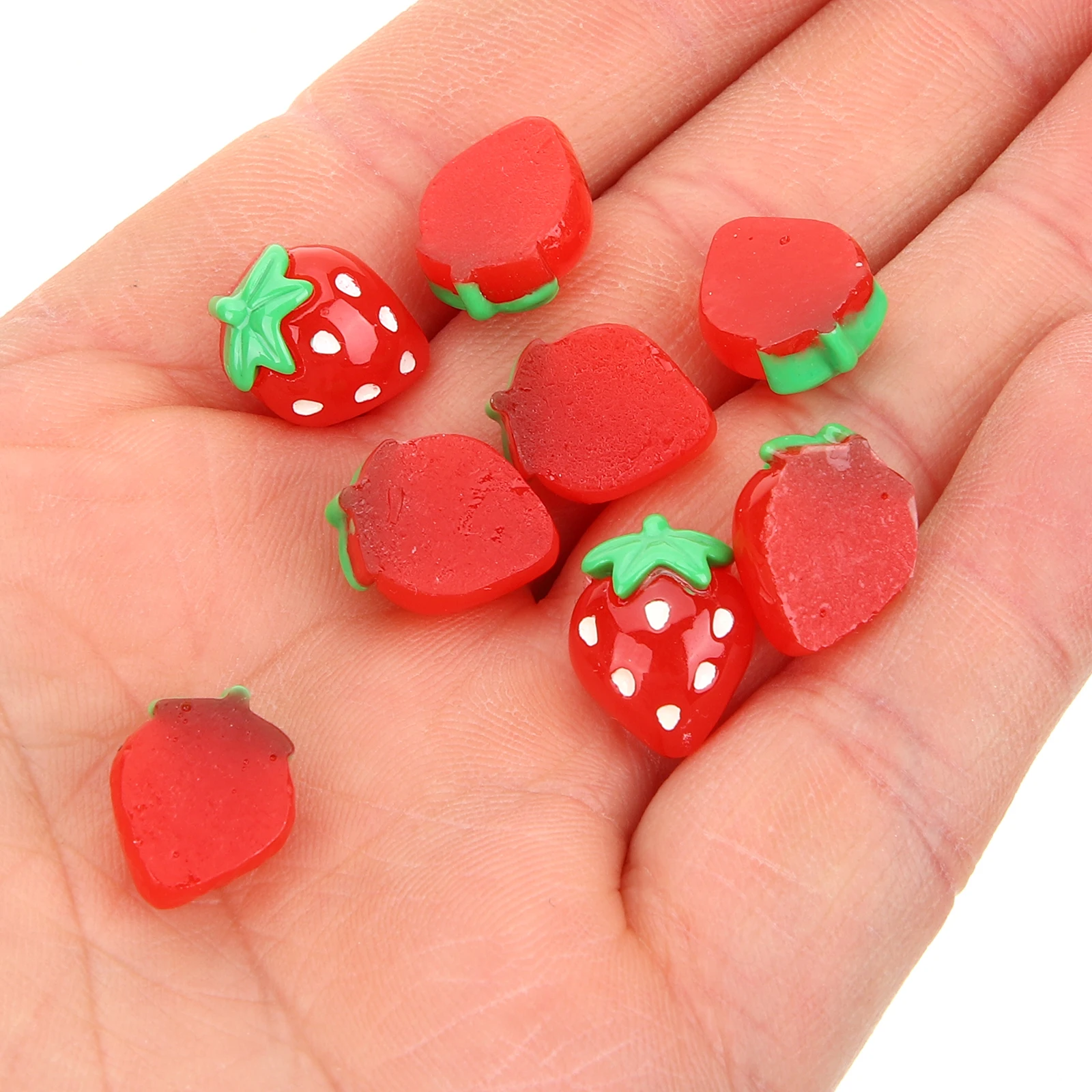 

60 Pcs Resin Fruit Slices Nail Art Supplies Decorations Elegant Fashionable Beautiful Unique Craftsman Tools Details Chic Lovely