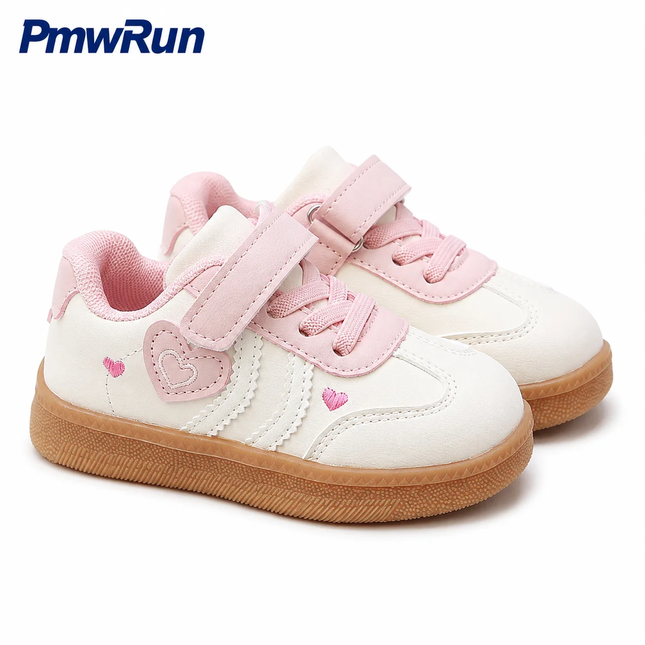 PU Leather Sport Shoes For Children Anti-slippery Waterproof Kid's Sneakers Outdoor Running Footwear For Girls Casual Shoes